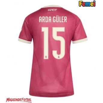 Real Madrid Arda Guler #15 Tricou Fotbal Replică 2026-27 Femei Treilea